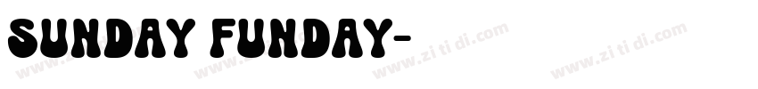 Sunday Funday字体转换